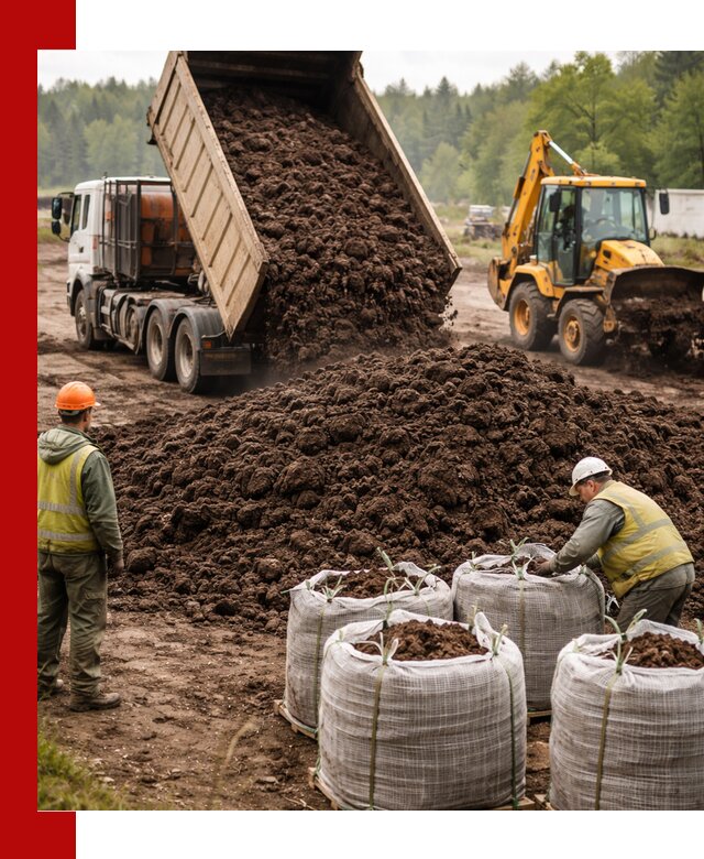 Доставка нейтрального торфа в Узловой оптом и в розницу