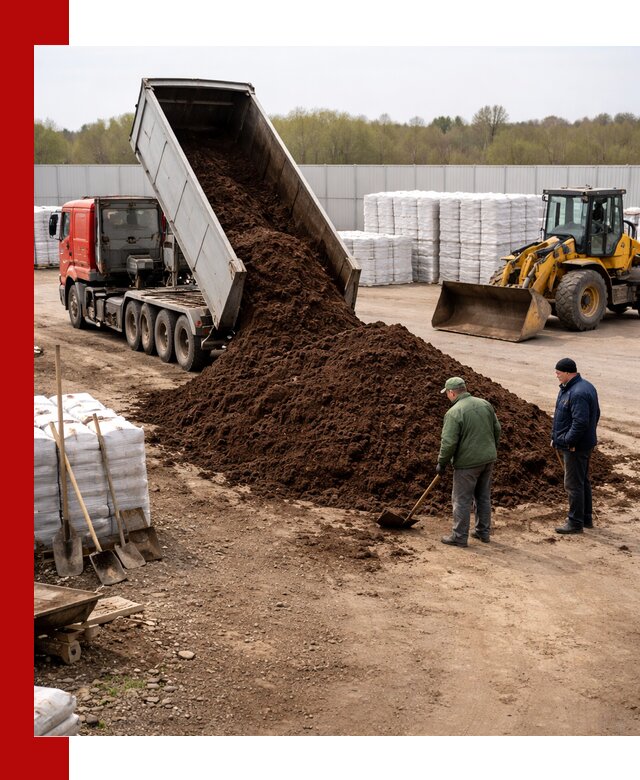 Доставка торфяных смесей оптом и в розницу в Узловой