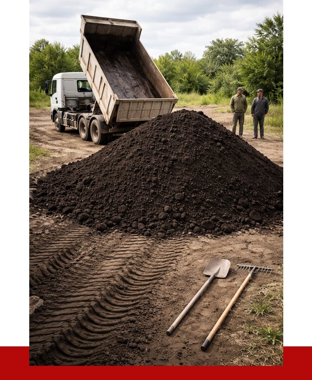 Купить чернозем навалом в Узловой от 1222 р. за куб | ПРОНЕРУДЗлв