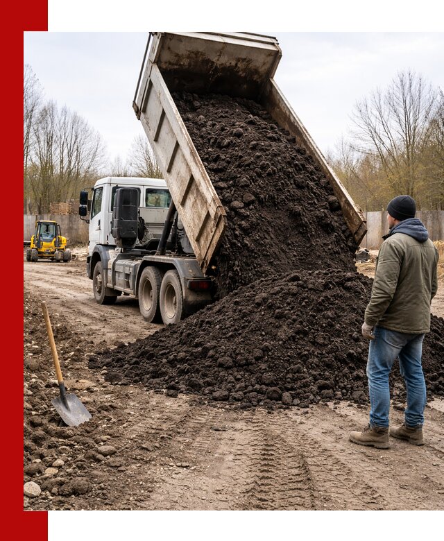 Доставка чернозема навалом в Узловой быстро и выгодно