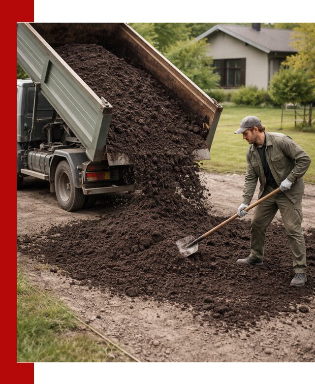 Чернозем для газона с доставкой в Узловой быстро и качественно