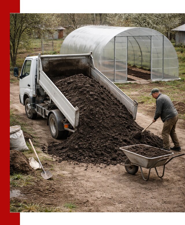 Чернозем для теплицы с доставкой в Узловой