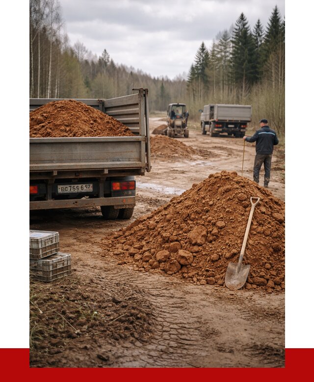 Глина и суглинки в Узловой от 4583 р. за куб | ПРОНЕРУДЗлв
