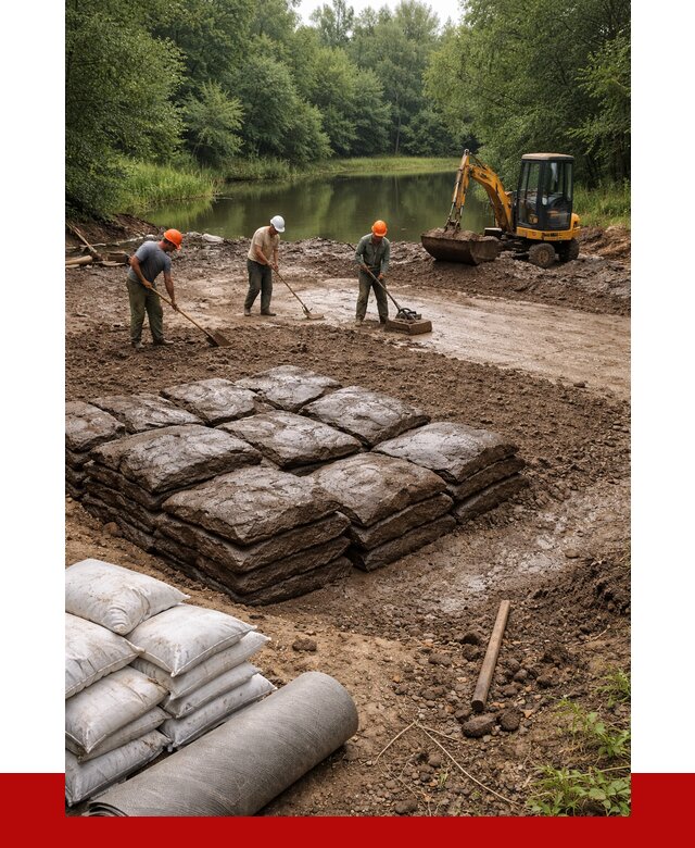 Купить глину для пруда в Узловой от 4583 р. с доставкой | ПРОНЕРУДЗлв