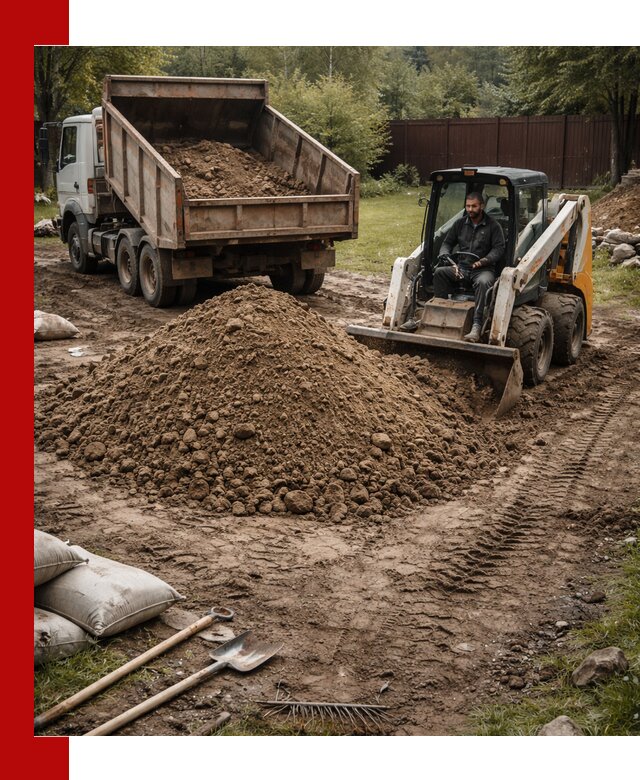 Суглинок для планировки участков в Узловой с доставкой и выгрузкой