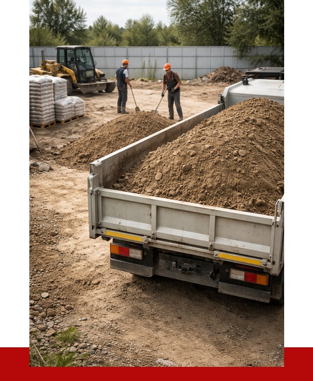 Супесь с доставкой в Узловой от 2495 р. за куб | ПРОНЕРУДЗлв