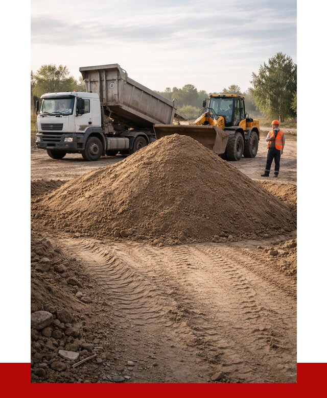 Купить песчаный грунт с доставкой в Узловой от 4278 р. | ПРОНЕРУДЗлв