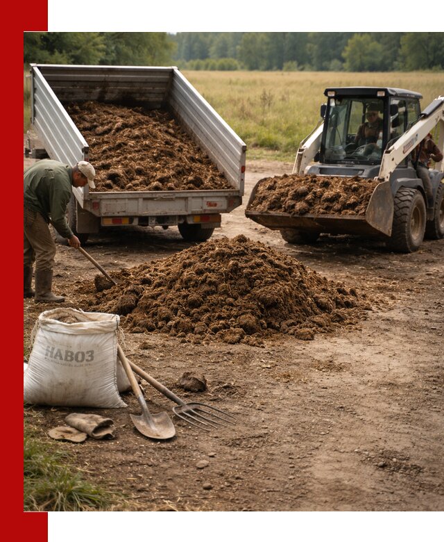 Доставка конского навоза в Узловой с разгрузкой и доставкой на объект