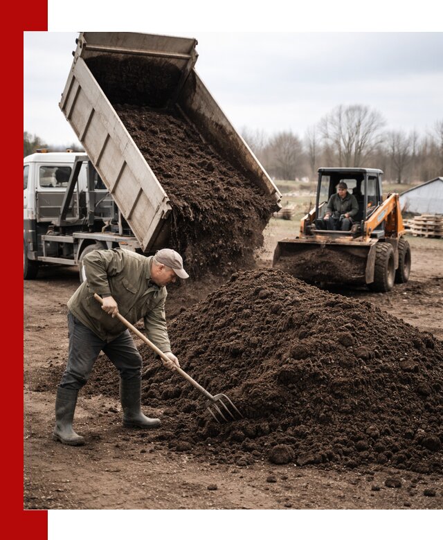 Доставка и продажа перегноя в Узловой быстро и дешево