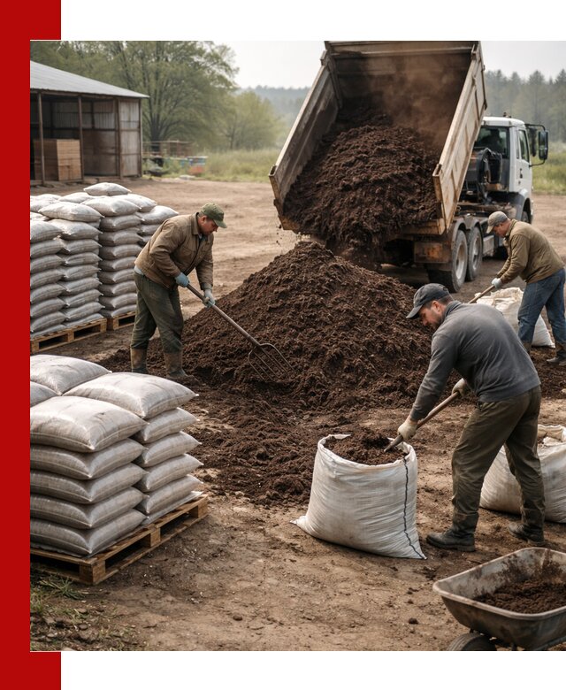 Доставка компоста оптом и в розницу в Узловой