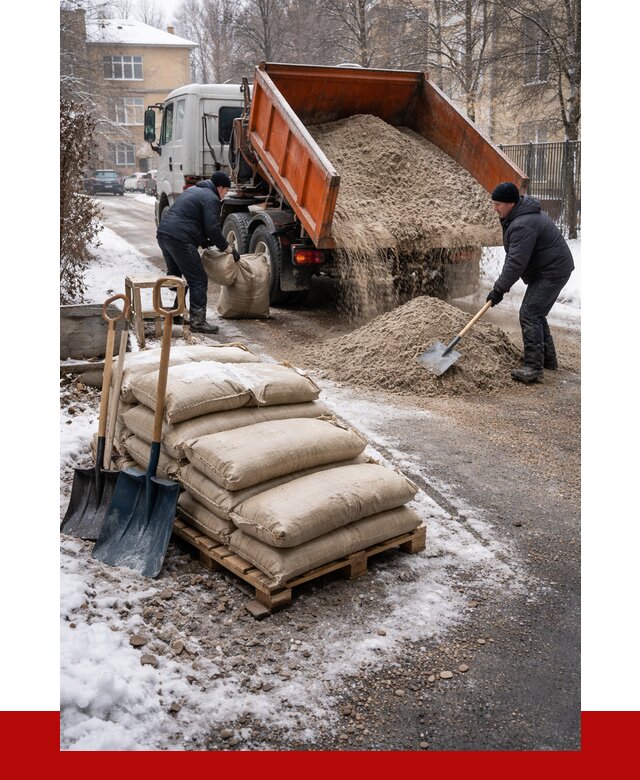 Противогололедные материалы оптом в Узловой от 4278 р. | ПРОНЕРУДЗлв