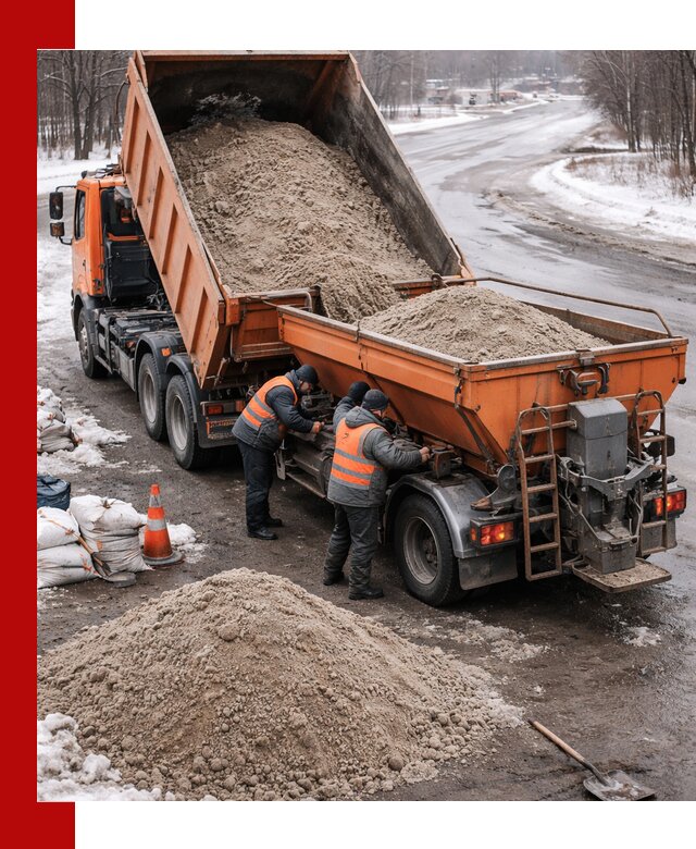 Поставка и вывоз пескосоля в Узловой оптом и в розницу