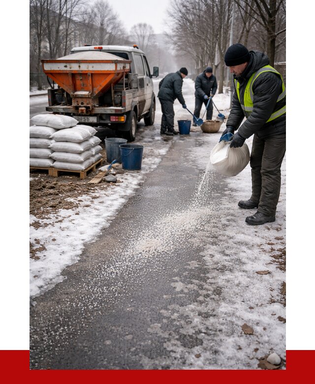 Реагент против гололеда в Узловой с доставкой от 4583 р. | ПРОНЕРУДЗлв
