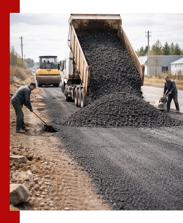 Асфальтовая крошка для дорог в Узловой — поставка и доставка