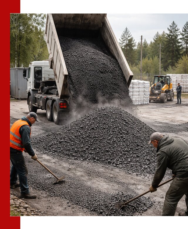 Доставка и продажа асфальтного гранулята в Узловой