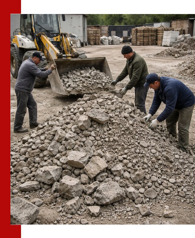Демонтаж и вывоз бой бетона в Узловой