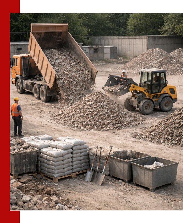 Вторичные материалы для отсыпки в Узловой — поставка и доставка