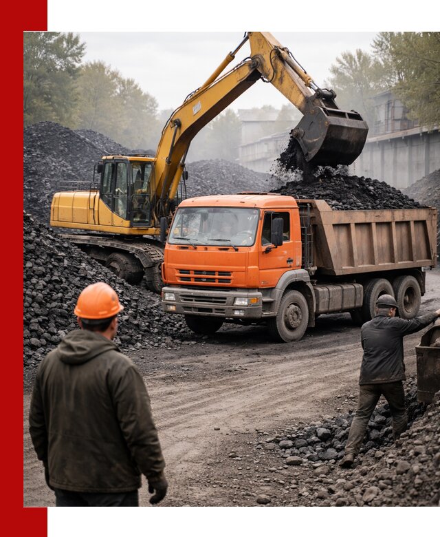 Доставка угля автотранспортом в Узловой быстро и выгодно