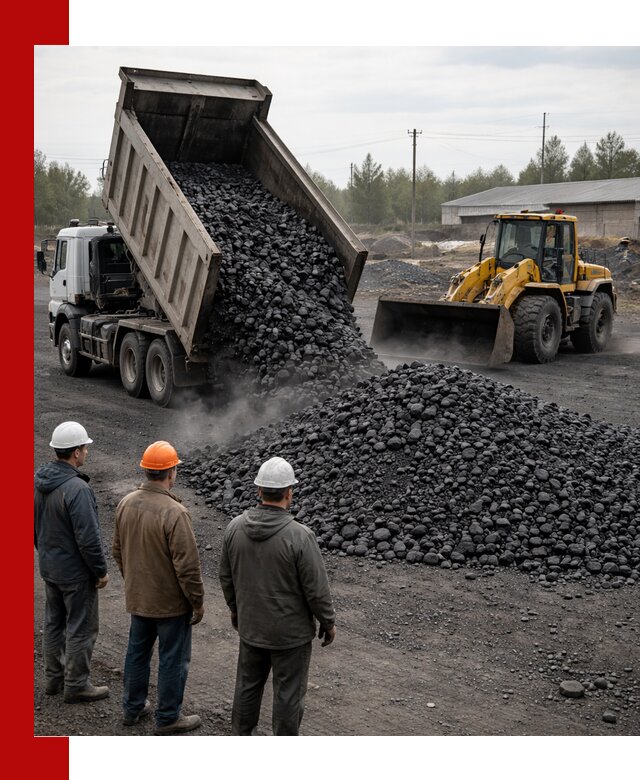 Доставка угля антрацита в Узловой с самосвалами и погрузкой