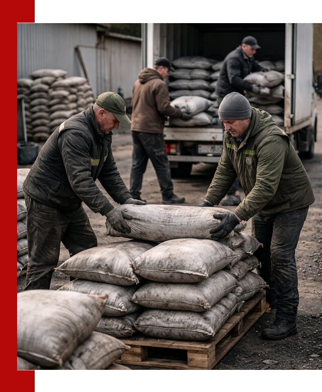 Доставка угля в мешках по выгодным ценам в Узловой