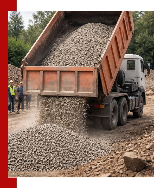 Доставка сыпучих материалов самосвалом в Узловой быстро и надежно