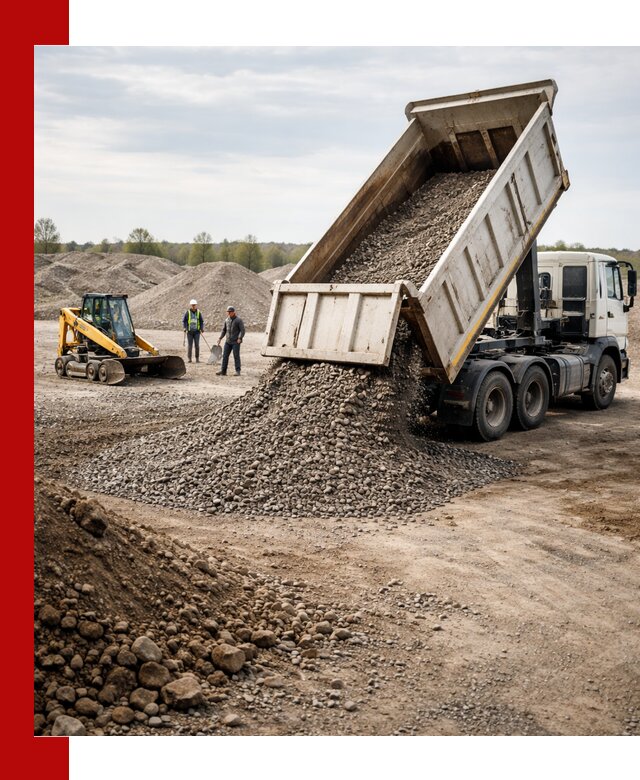 Доставка самосвалом 25 м³ в Узловой быстро и надежно