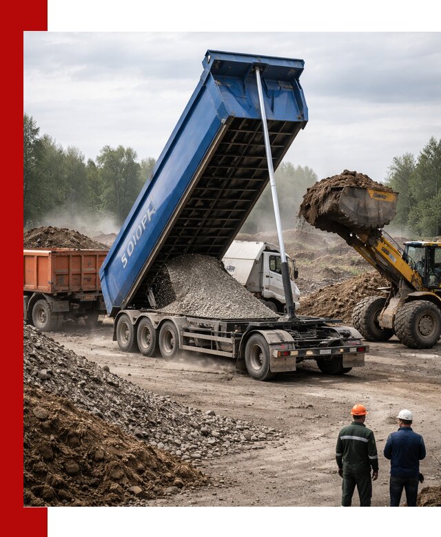 Аренда тонар 40 тонн в Узловой с доставкой материалов