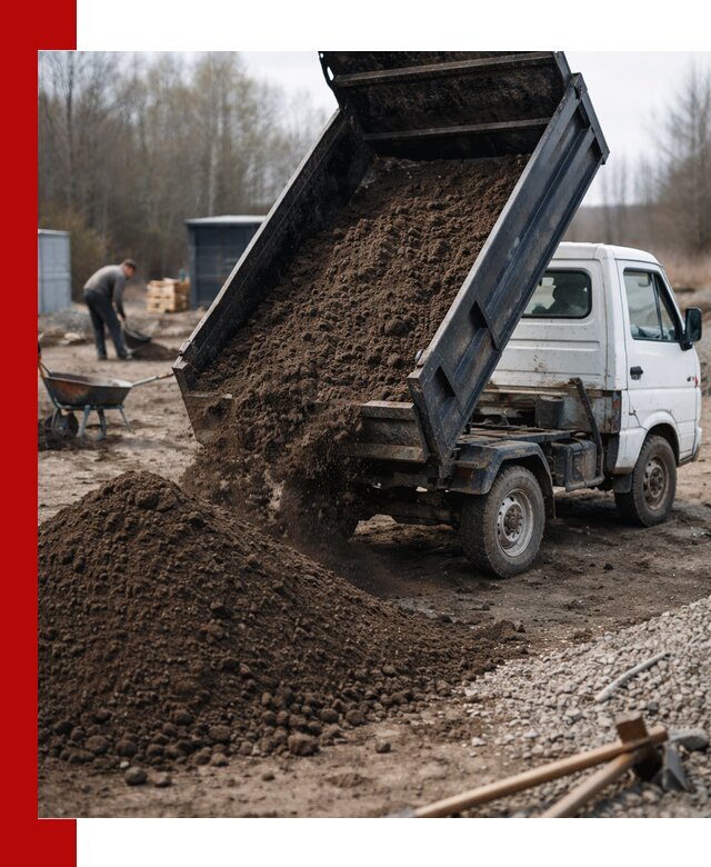 Аренда минисамосвала в Узловой для доставки сыпучих материалов