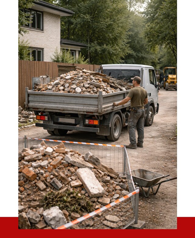 Вывоз строительного мусора с погрузкой в Узловой от 7639 р | ПРОНЕРУДЗлв