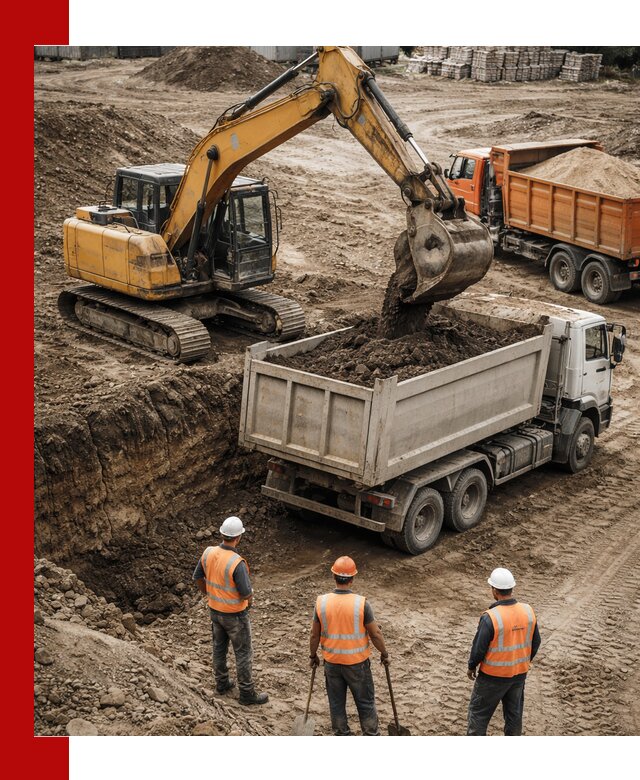 Разработка грунта для строительства и благоустройства в Узловой