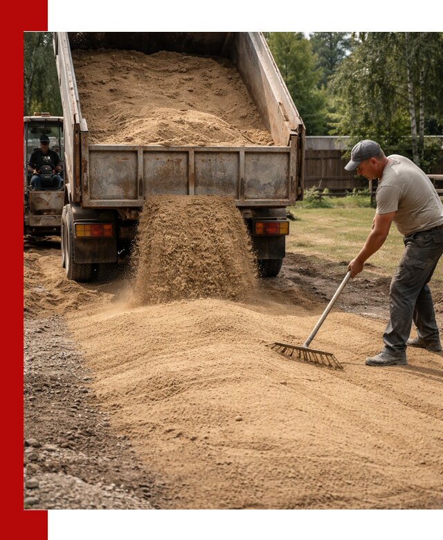 Отсыпка участка песком в Узловой быстро и качественно