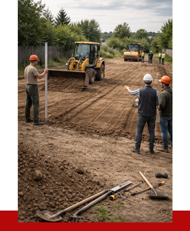 Планировка участка грунтом в Узловой от 4583 р ПРОНЕРУДЗлв