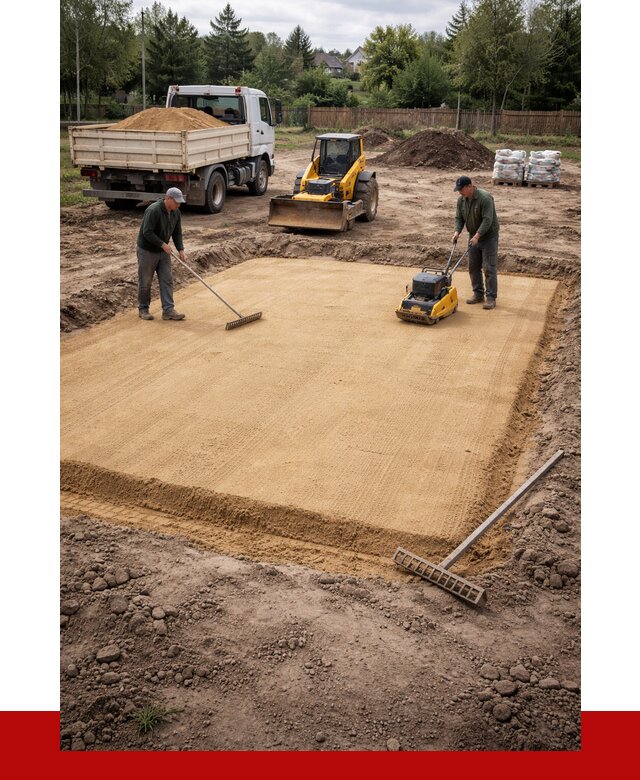 Устройство песчаной подушки в Узловой от 4583 р. ПРОНЕРУДЗлв